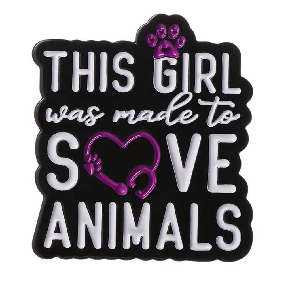 1 LEFT‼️ Rescue Dog Mom Brooch Pet Adoption Foster Animals Veterinarian Gift
